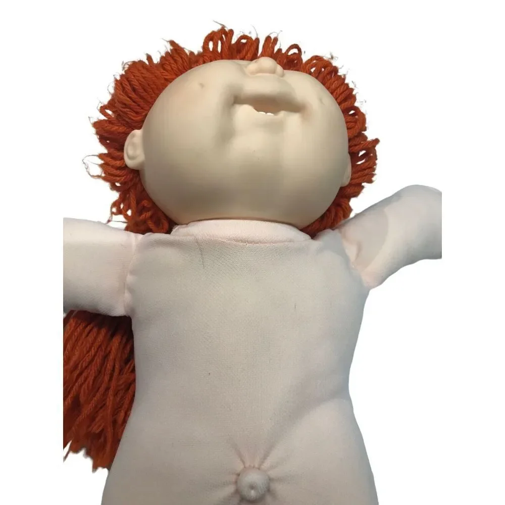 Cabbage Patch Girl vintage Red Head long‎ hair doll signed 1982 Original used